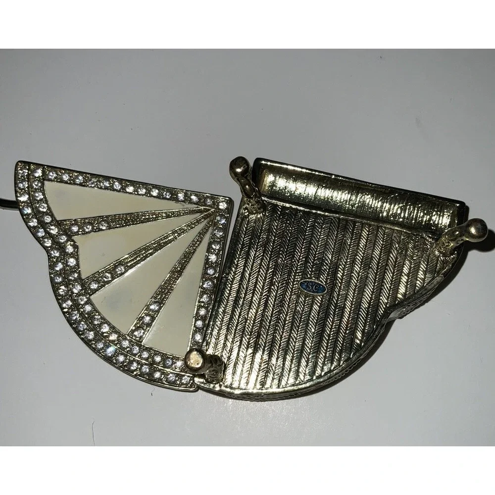 White Piano Jewelry‎ Trinket Box Bejeweled Grand Piano Swarovski Crystals Enamel